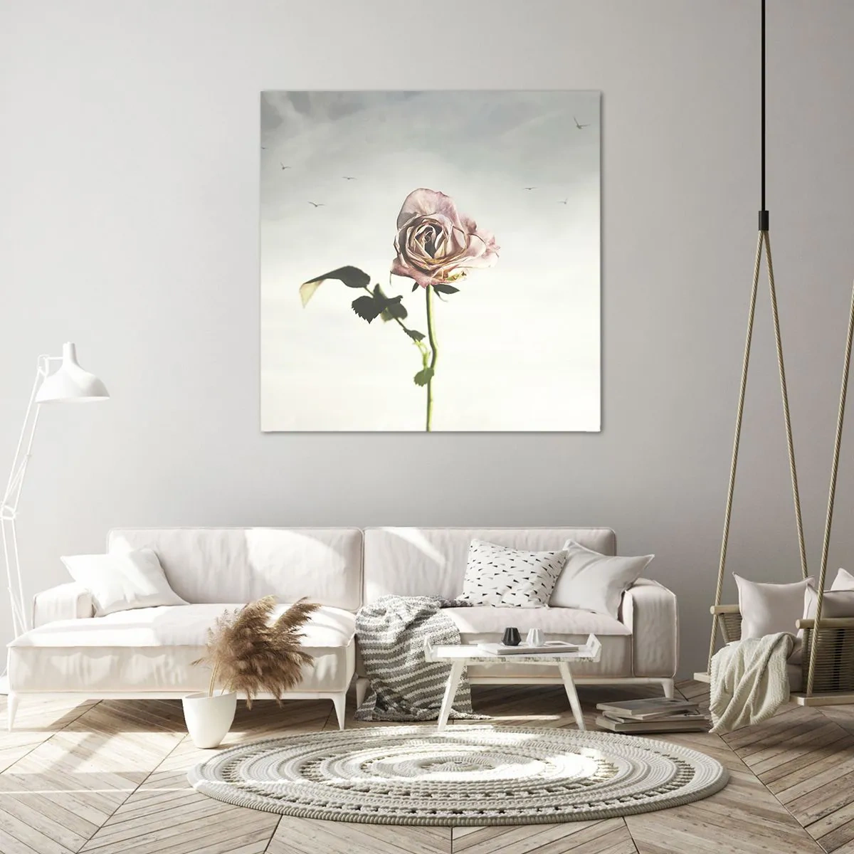 Tablou pe pânză - Primăvara binevenită - 50x50 cm