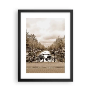 Poster în ramă neagră - Atmosfera olandeză - 30x40 cm