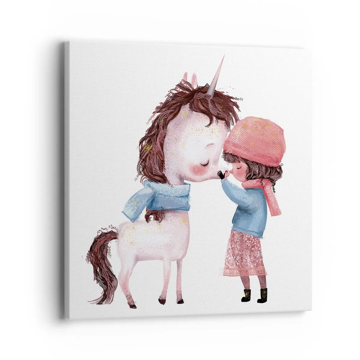 Tablou pe pânză - O poveste de iarnă - 40x40 cm