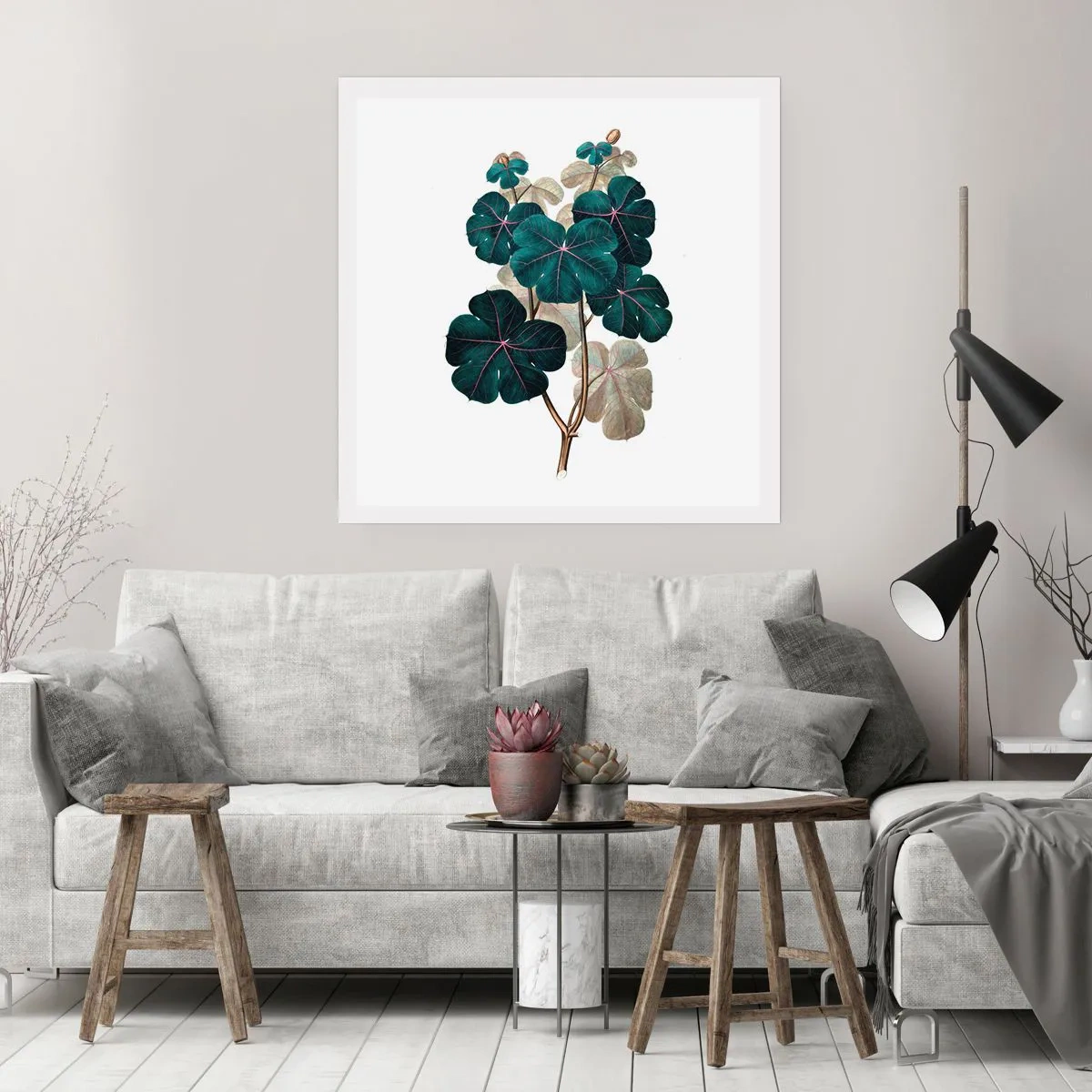 Poster - Dintr-un vechi ierbar - 40x40 cm