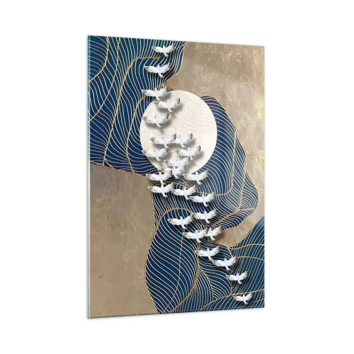 Tablou pe sticlă - Libertate, rătăcire, comunitate - 50x70 cm