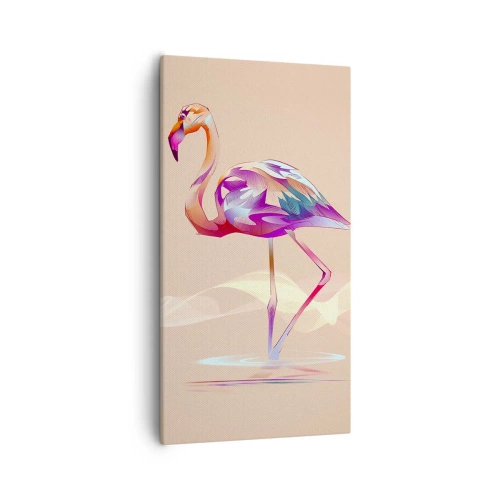 Tablou pe pânză - Pasăre de emoție bună - 55x100 cm