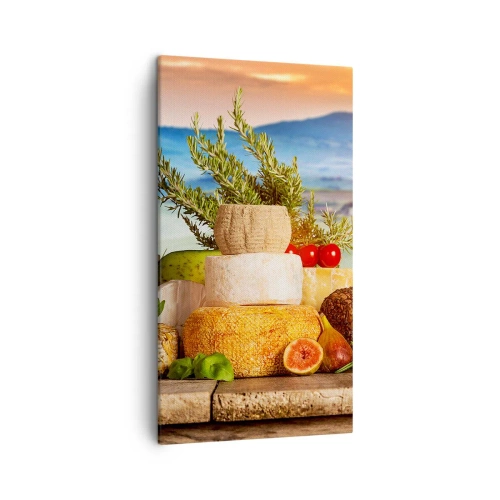 Tablou pe pânză - Bucurie de viață în stil italian - 45x80 cm