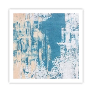 Poster - Prin ţurţur de gheață - 60x60 cm