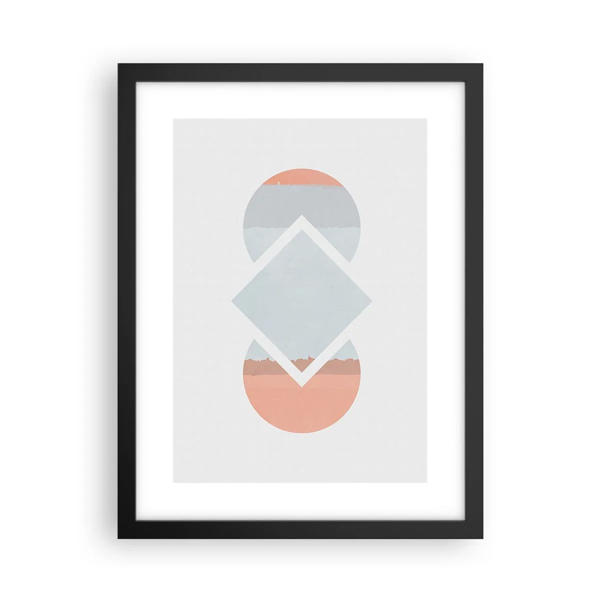 Poster în ramă neagră - Situația este clară - 30x40 cm