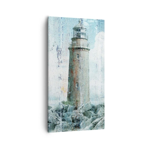 Tablou pe pânză - Pe lemn vechi - 55x100 cm