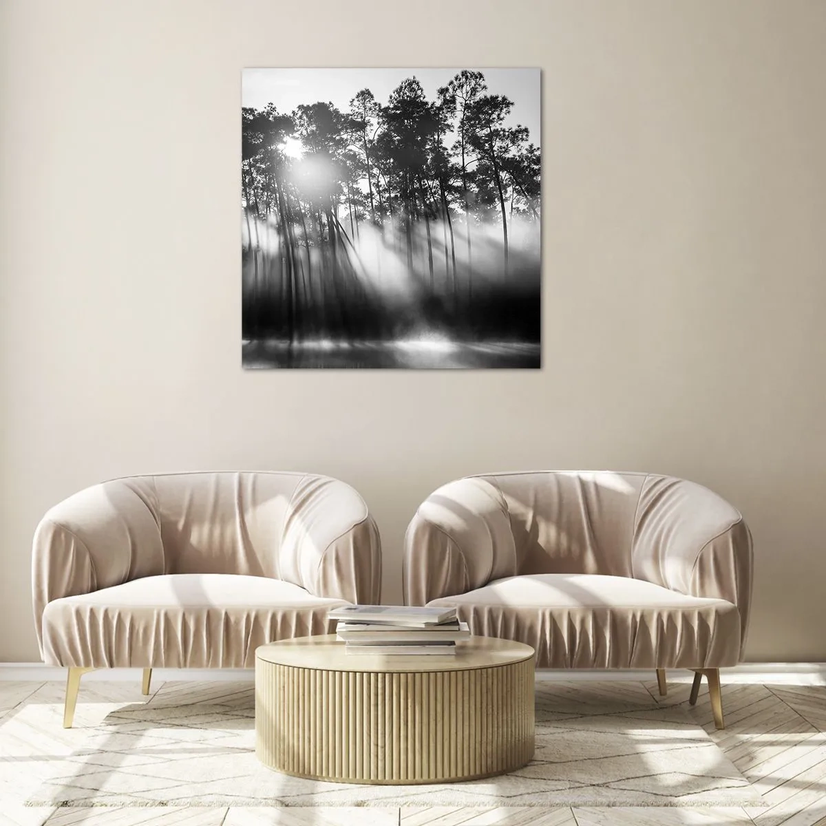 Tablou pe sticlă - Soare de neoprit - 60x60 cm