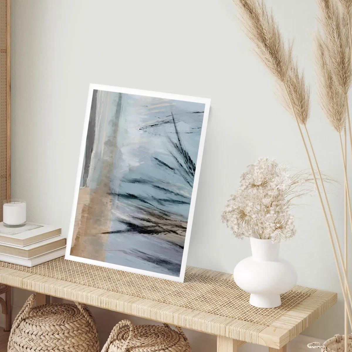 Poster - Câmpuri de iarnă - 70x100 cm