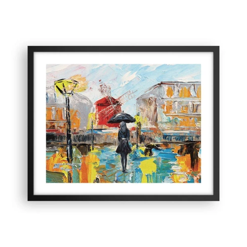 Poster în ramă neagră - Legende pariziene - 50x40 cm