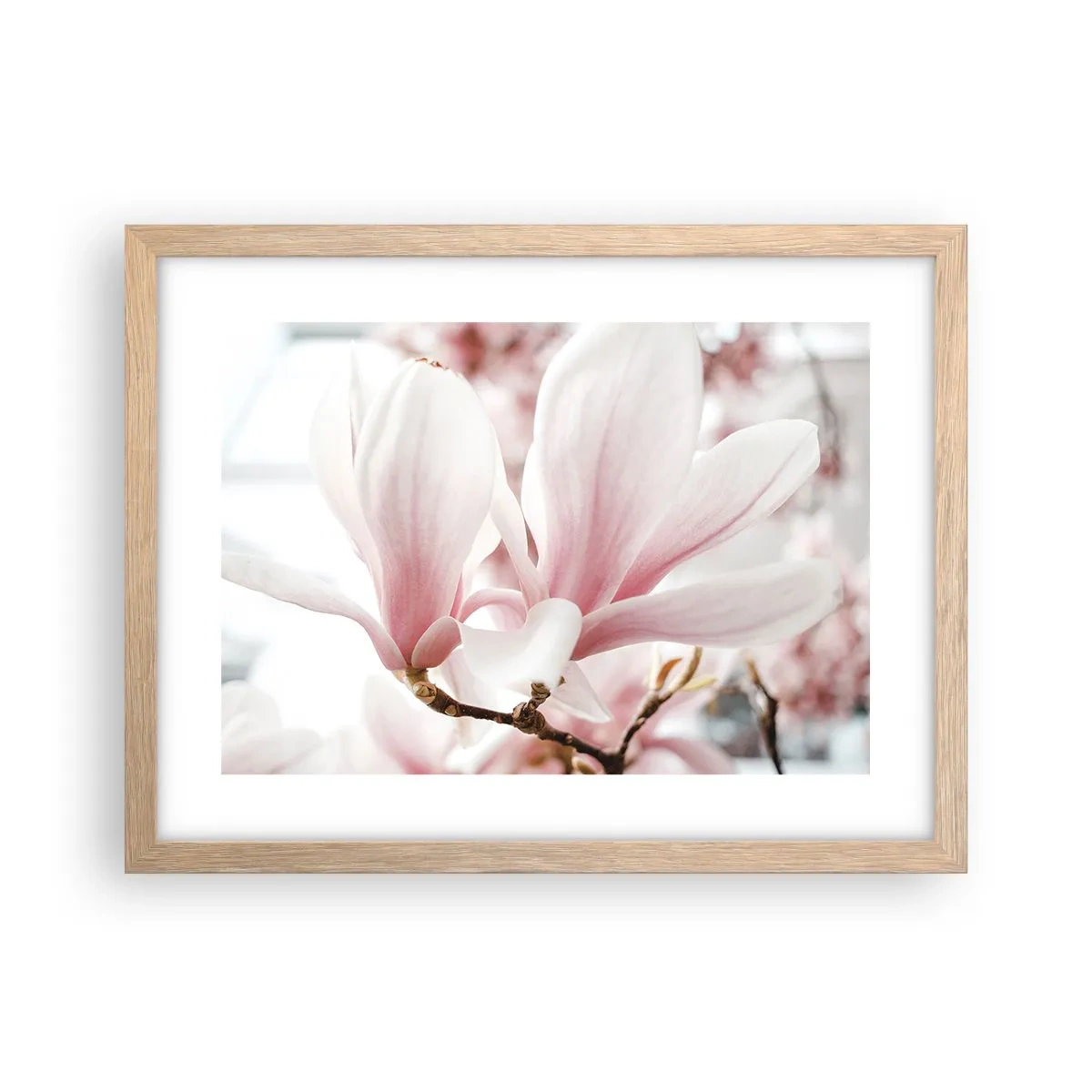 Poster în ramă de stejar deschis - Imensitatea sensibilității - 40x30 cm