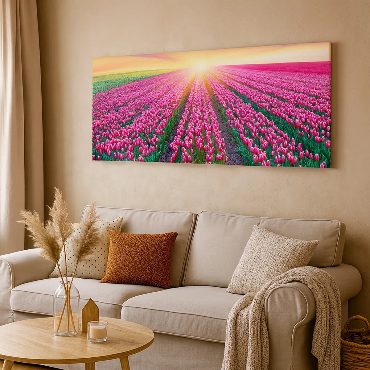 Tablou pe pânză - Ferma de frumusețe - 30x30 cm