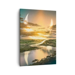 Tablou pe pânză - Undeva într-o galaxie foarte, foarte îndepărtată - 50x70 cm