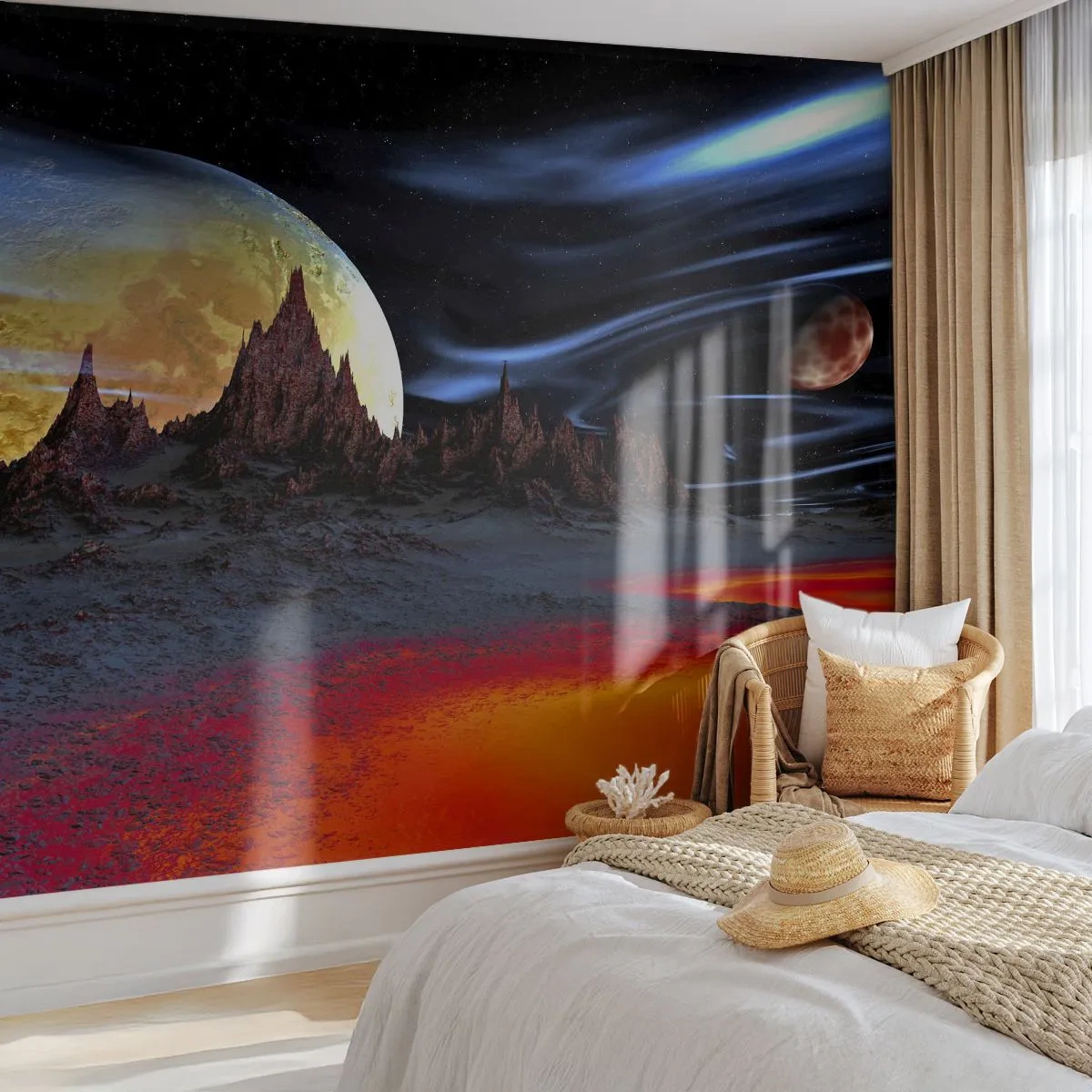Tapet Standard Eco - Lumea necunoscută - Abstracția, Cosmos, 3D - 200x140 cm