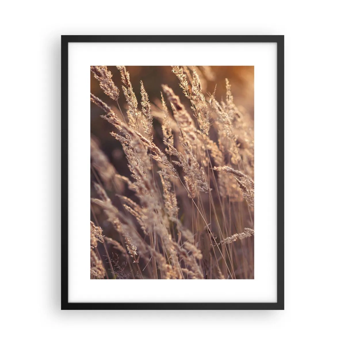 Poster în ramă neagră - Gata să întâmpine toamna - 40x50 cm