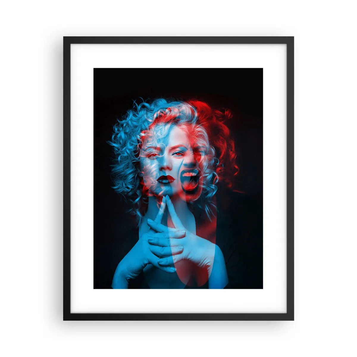 Poster în ramă neagră - Alter ego - 40x50 cm