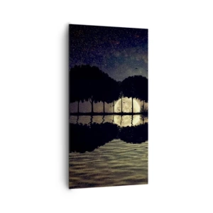 Tablou pe pânză - O noapte la capătul lumii - 65x120 cm