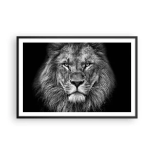 Poster în ramă neagră - În ținuta de încoronare - 91x61 cm