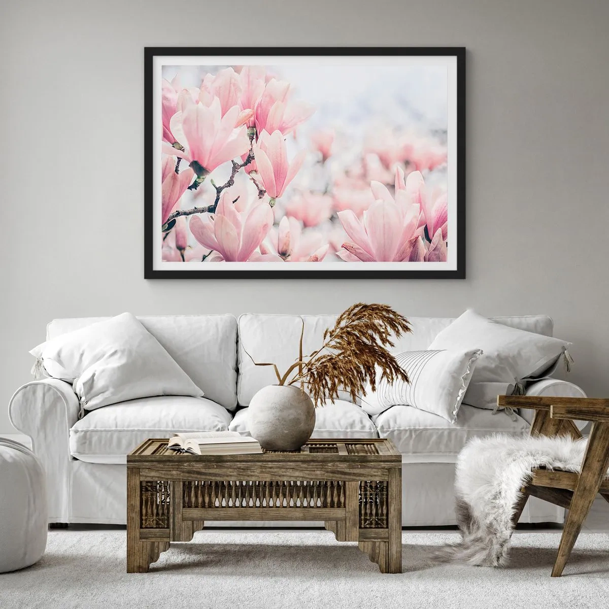 Poster în ramă neagră - Idealul de subtilitate - 70x50 cm