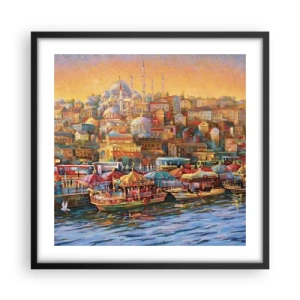 Poster în ramă neagră - O poveste din Istanbul - 50x50 cm