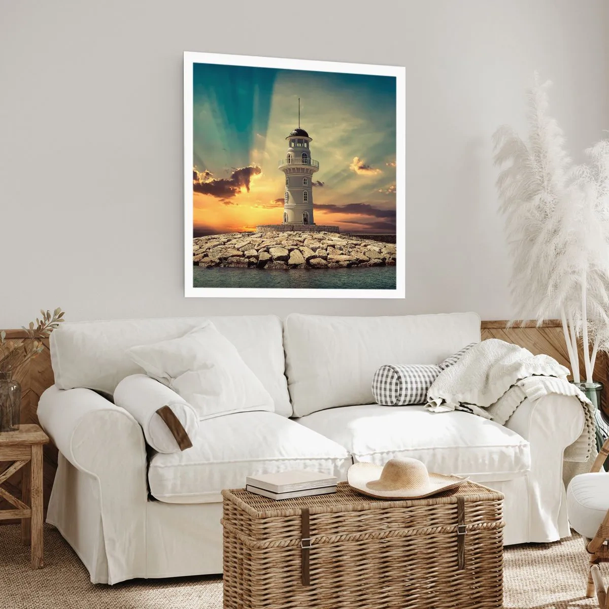 Poster - Lumină - Bunătate - Frumusețe - 60x60 cm