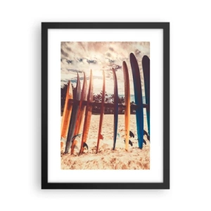Poster în ramă neagră - Noapte bună, până mâine - 30x40 cm