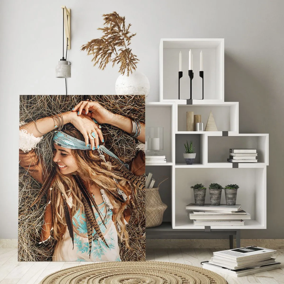 Tablou pe sticlă - În drum spre vara iubirii - 50x70 cm