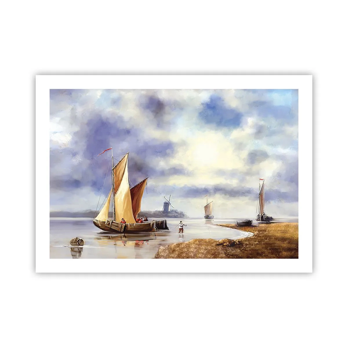 Poster - Întoarcerea marinarilor - 70x50 cm