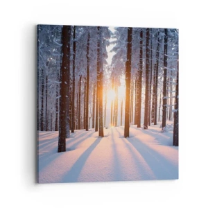 Tablou pe pânză - În mod clar în alb și negru - 70x70 cm