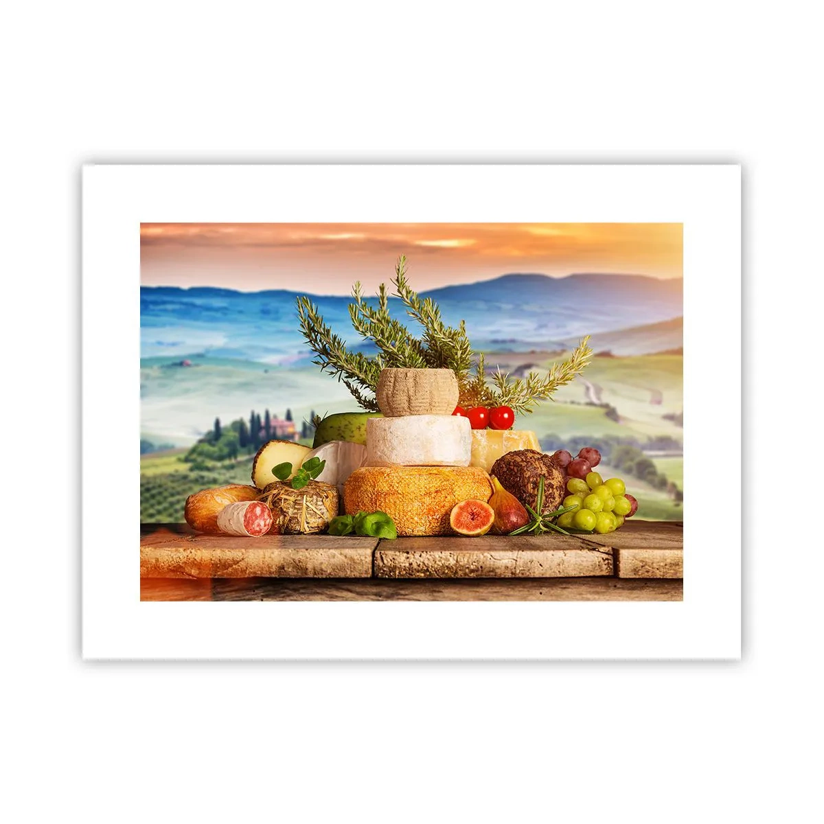Poster - Bucurie de viață în stil italian - 40x30 cm