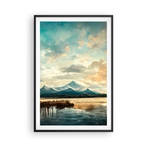 Poster în ramă neagră - Sub protecția cerului - 61x91 cm