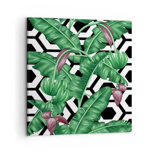 Tablou pe pânză - Compoziție simetrică din natură - 60x60 cm