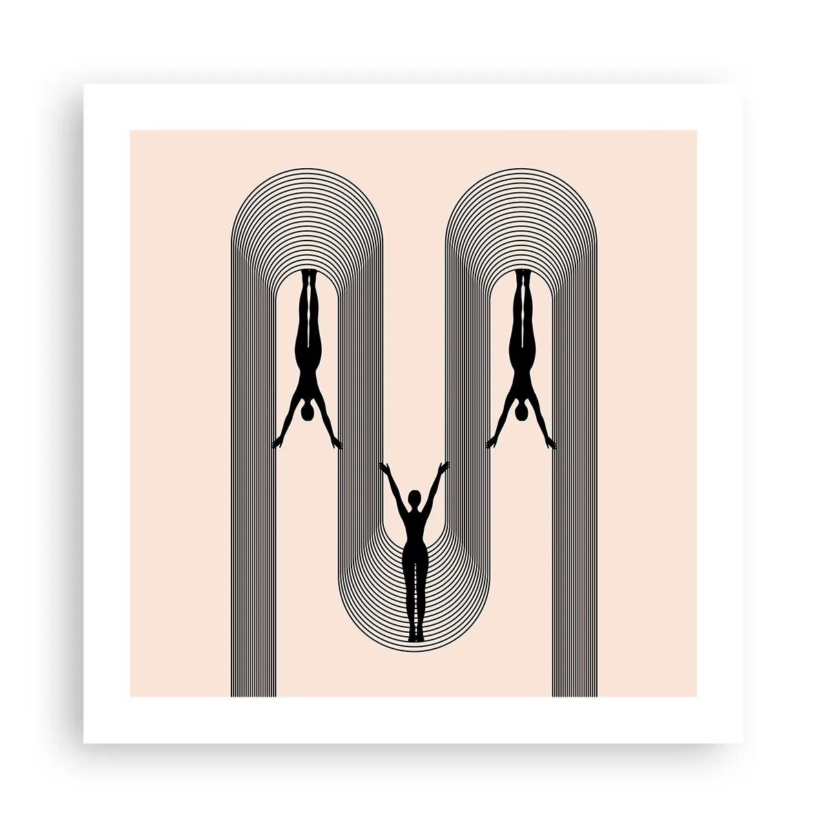 Poster - Cu susul în jos - 50x50 cm