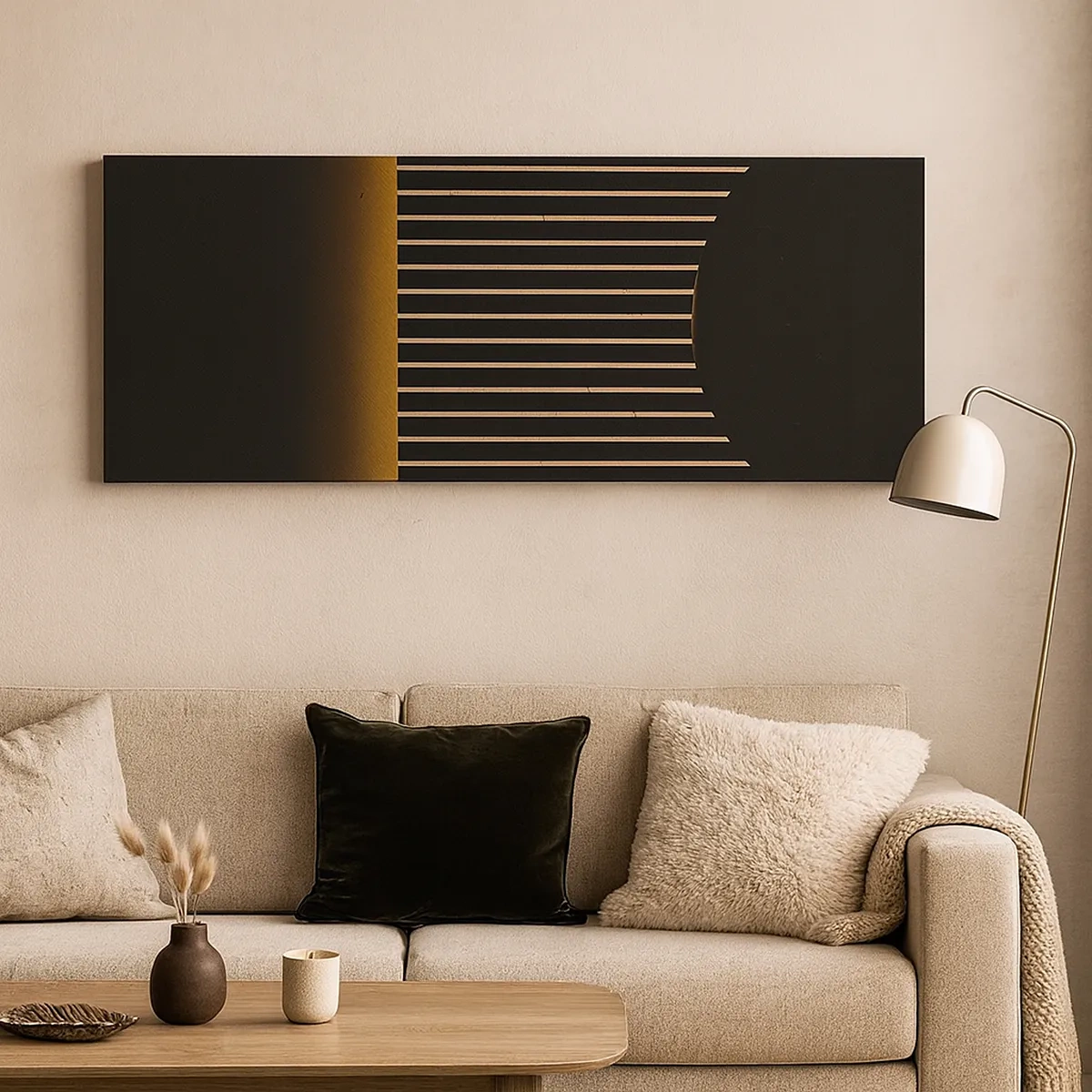 Tablou pe pânză - Explorați întunericul - 30x30 cm