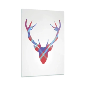 Tablou pe sticlă - Cerb scoțian - 50x70 cm