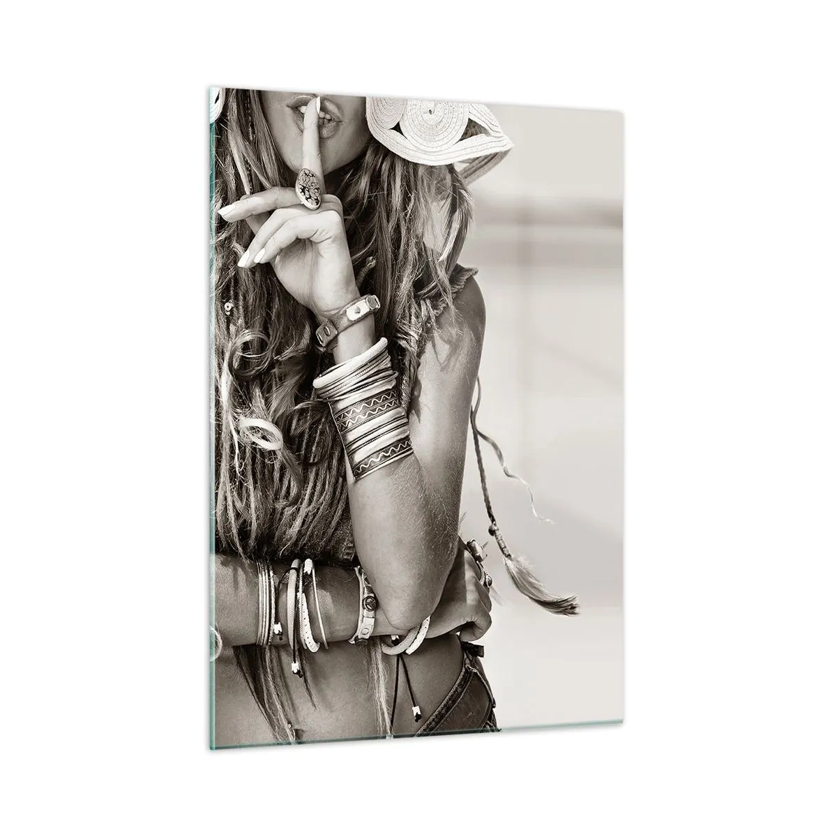 Tablou pe sticlă - Ca o fată - 50x70 cm