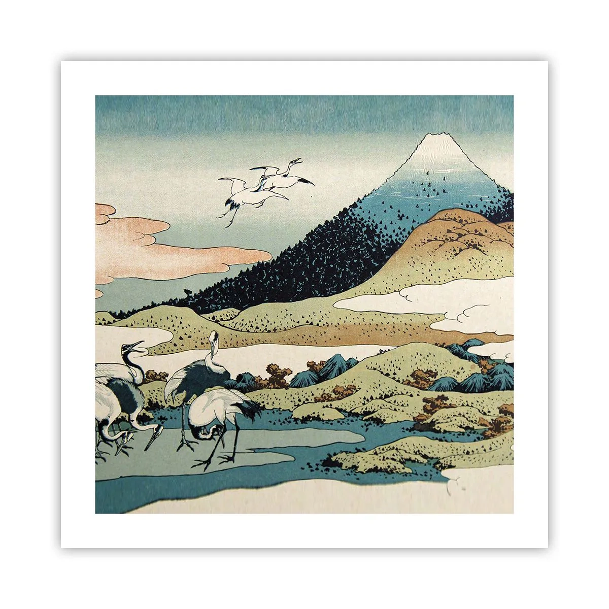 Poster - În mod japonez - 50x50 cm