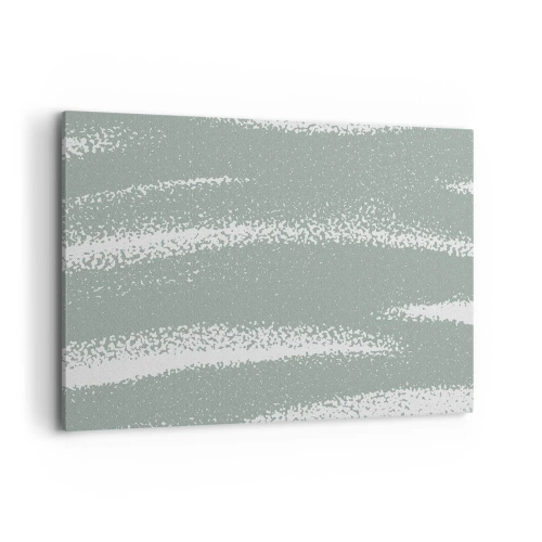 Tablou pe pânză - Abstracție în stil de iarnă - 120x80 cm