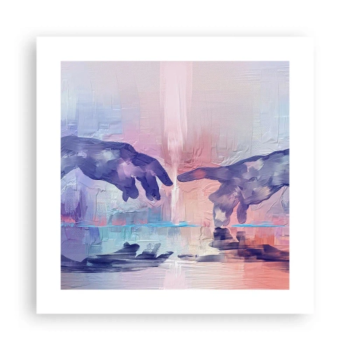 Poster - Scânteia divină a vieții - 40x40 cm