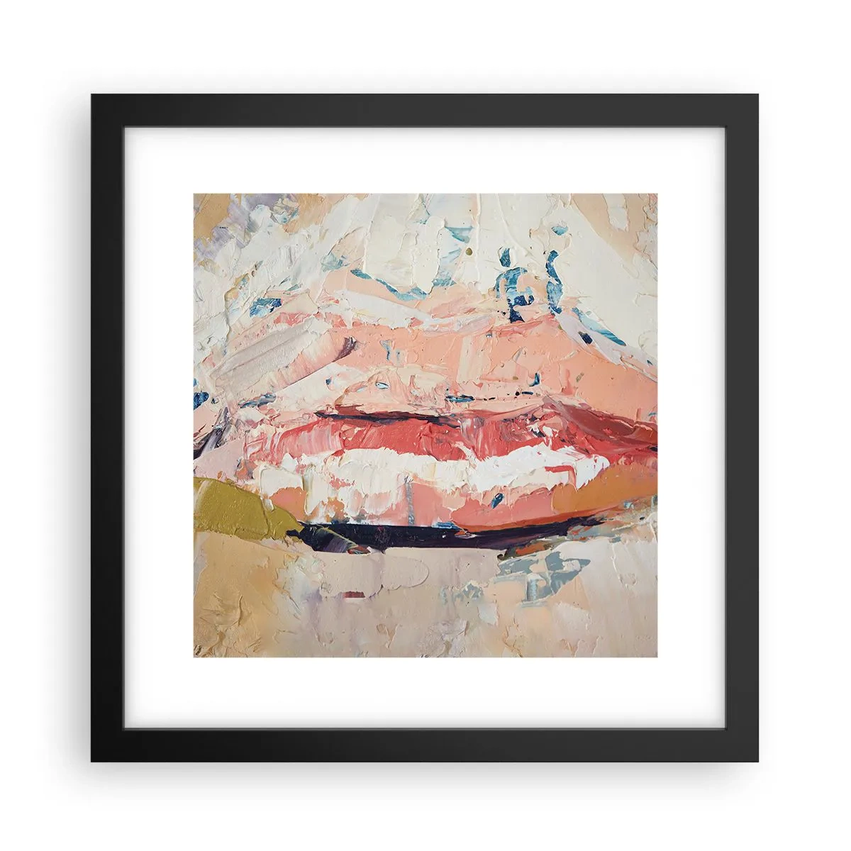 Poster în ramă neagră - Trezește simțurile - 30x30 cm