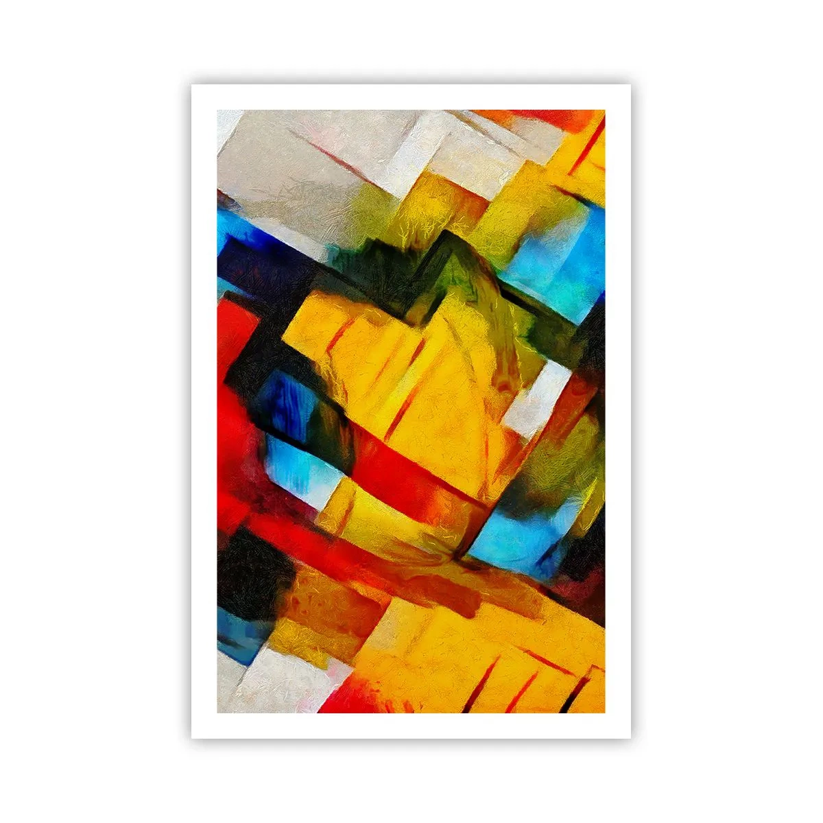 Poster - Sandviș multicolor - 61x91 cm