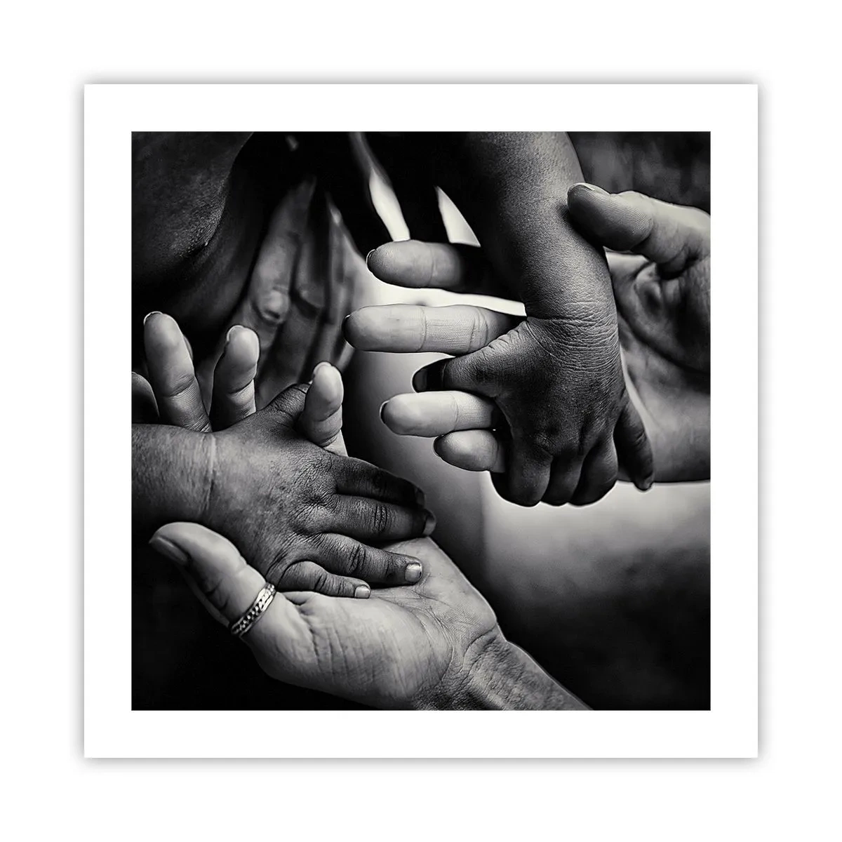 Poster - A fi om - 50x50 cm