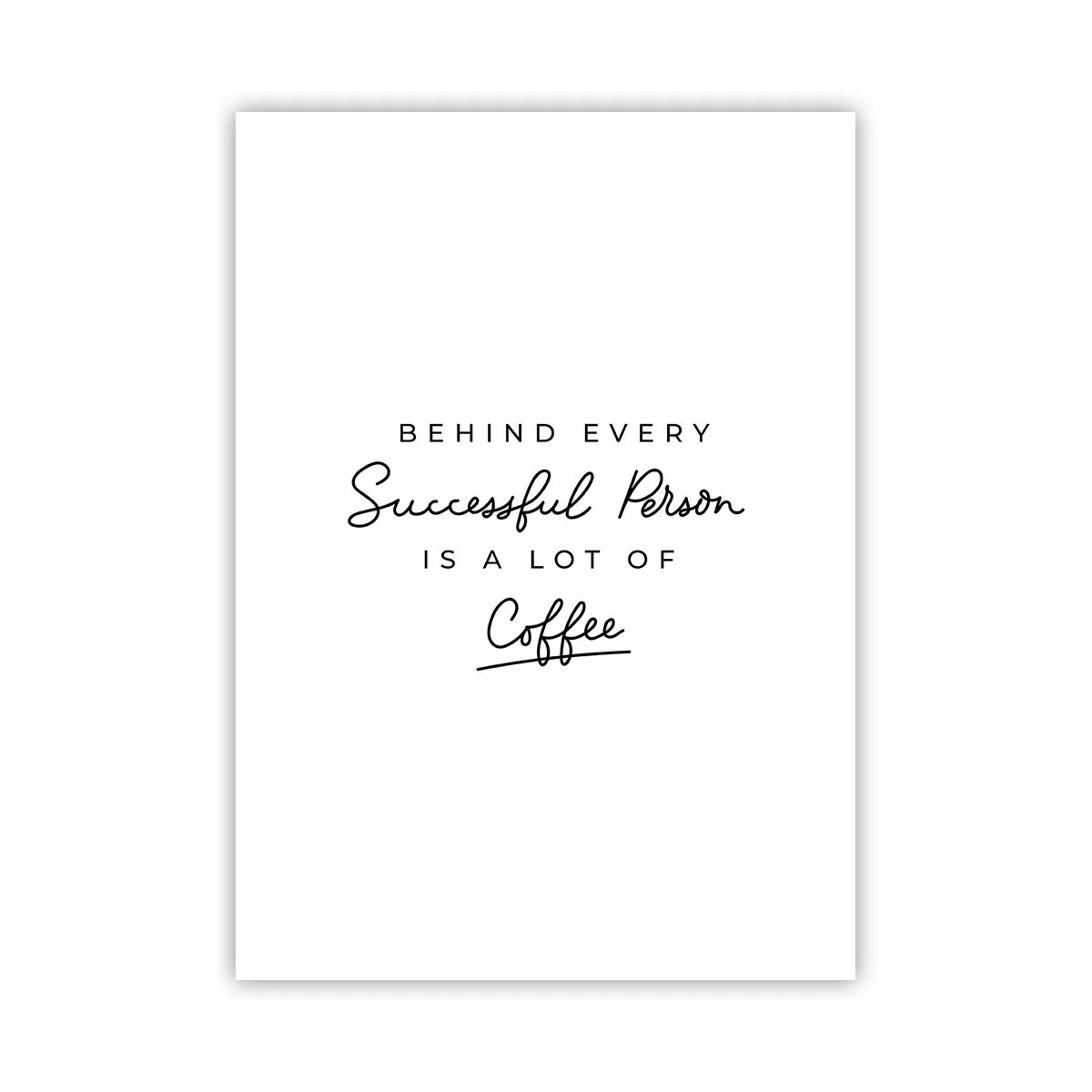 Poster - Secretul succesului - 50x70 cm