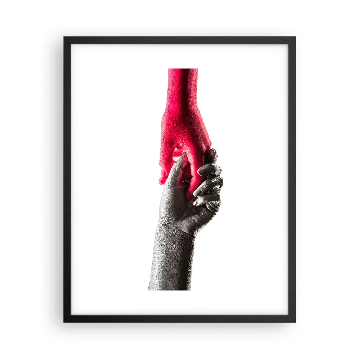 Poster în ramă neagră - Împreună, deși diferiți - 40x50 cm