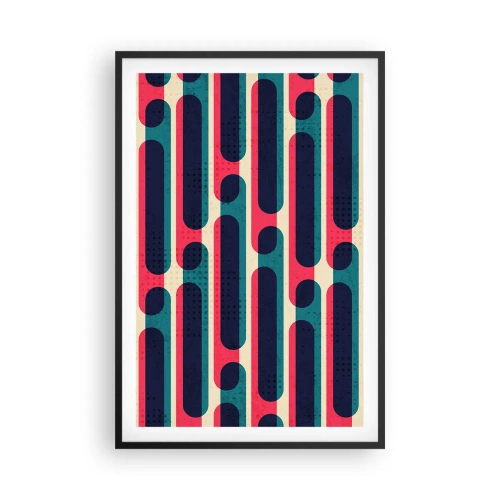 Poster în ramă neagră - Înăuntru și înainte - 61x91 cm