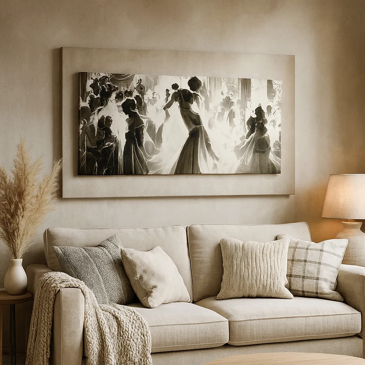 Tablou pe pânză - Marea mascaradă - 30x30 cm