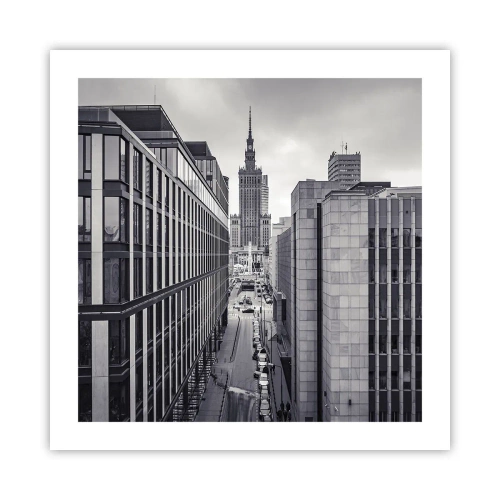Poster - Vale citadină din Varșovia - 50x50 cm