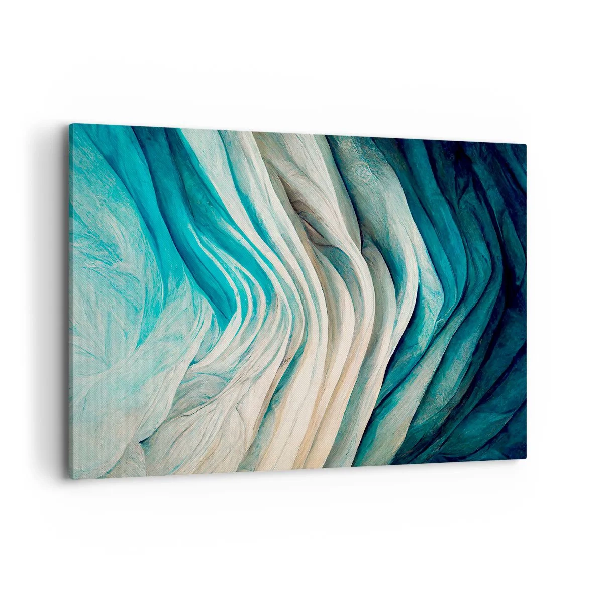 Tablou pe pânză - Insațiabilitate albastră - 100x70 cm