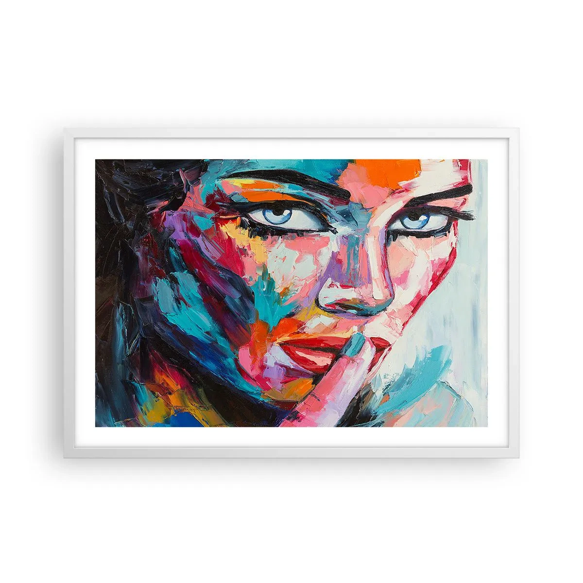 Poster în ramă albă - Primul nostru secret - 70x50 cm