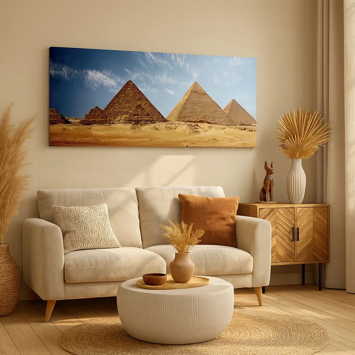 Tablou pe pânză - 40 de secole vă privesc - 100x40 cm