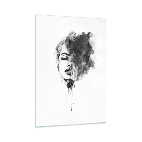 Tablou pe sticlă - La ce visează frumoasa - 50x70 cm